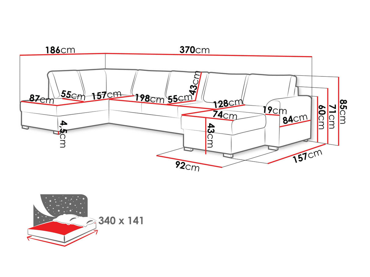 Minkštas kampas 218739
