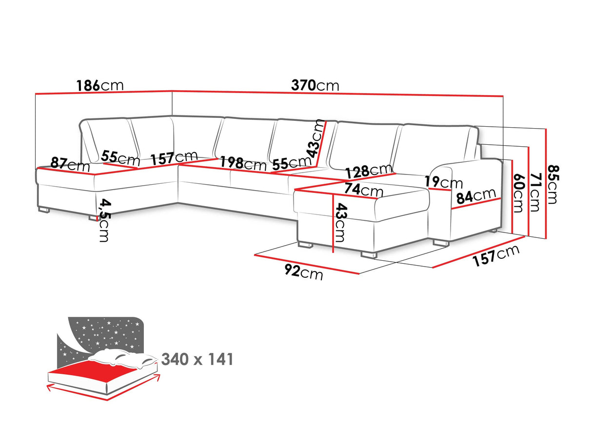 Minkštas kampas 218739