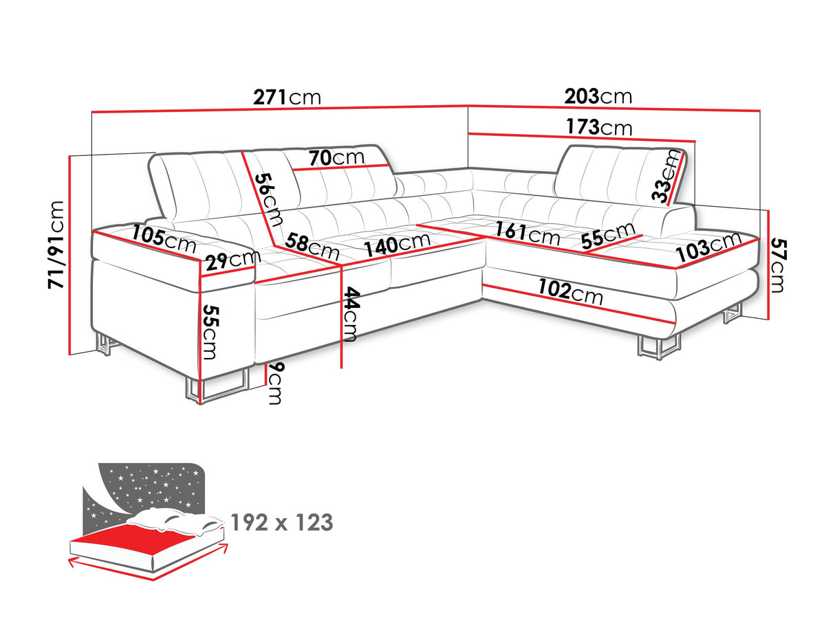 Minkštas kampas 443305