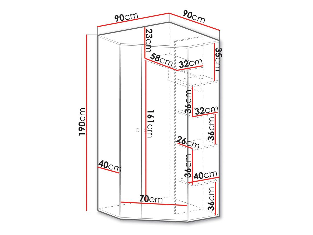 Kampinė spinta 443956 4332448