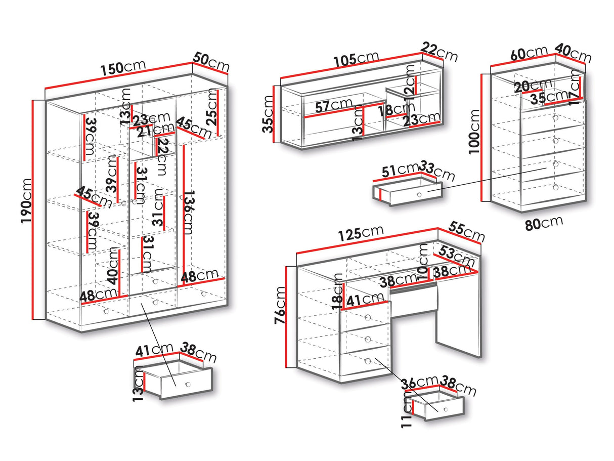 Baldų komplektas 444146 4332740