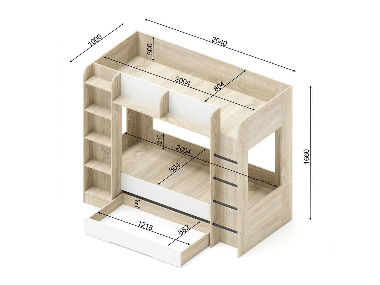 Dviaukštė lova 620739