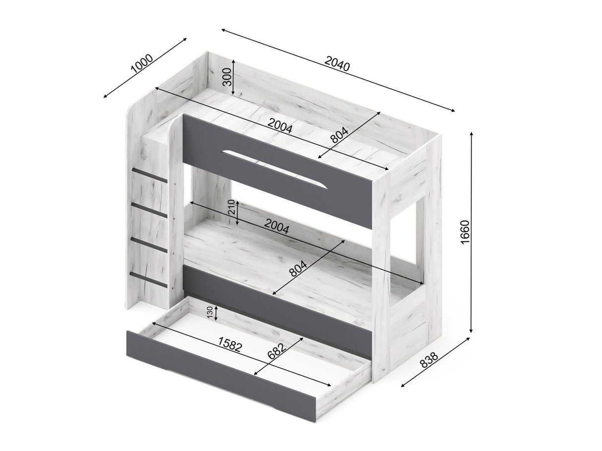 Vaikų kambario komplektas 620766