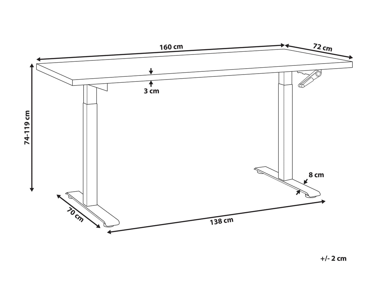 Reguliuojamo aukščio darbo stalas 554501