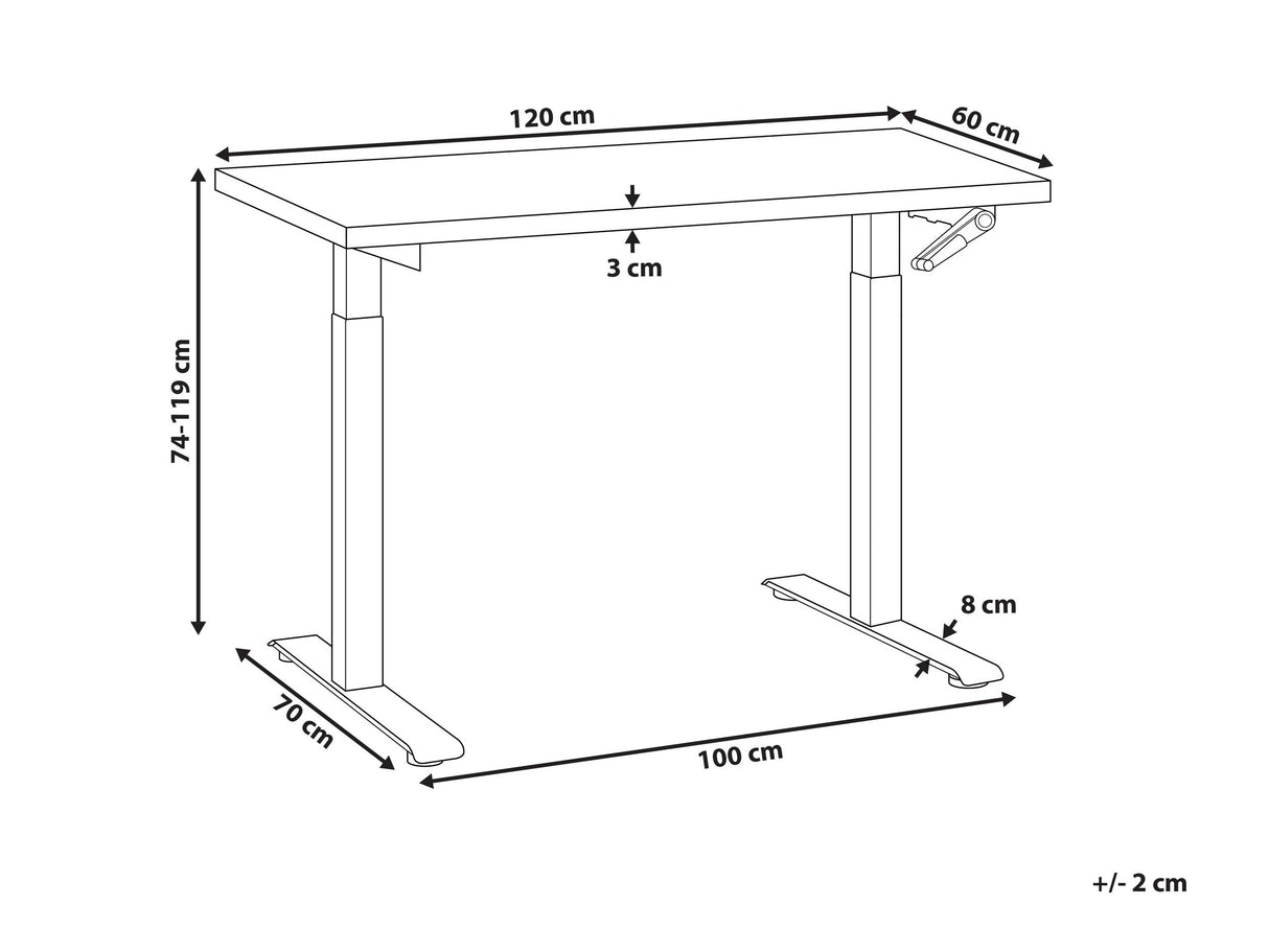 Reguliuojamo aukščio darbo stalas 620827