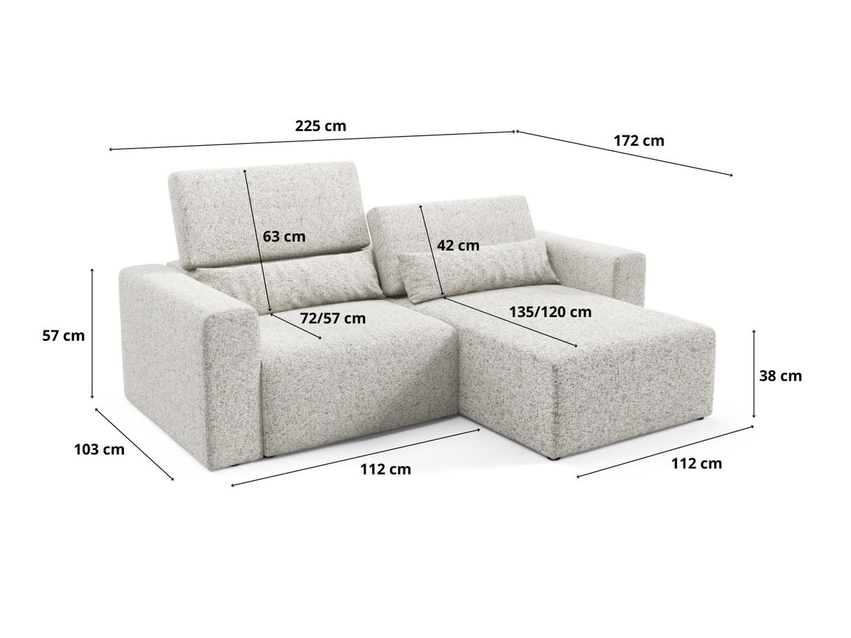 Modulinis minkštas kampas 622086
