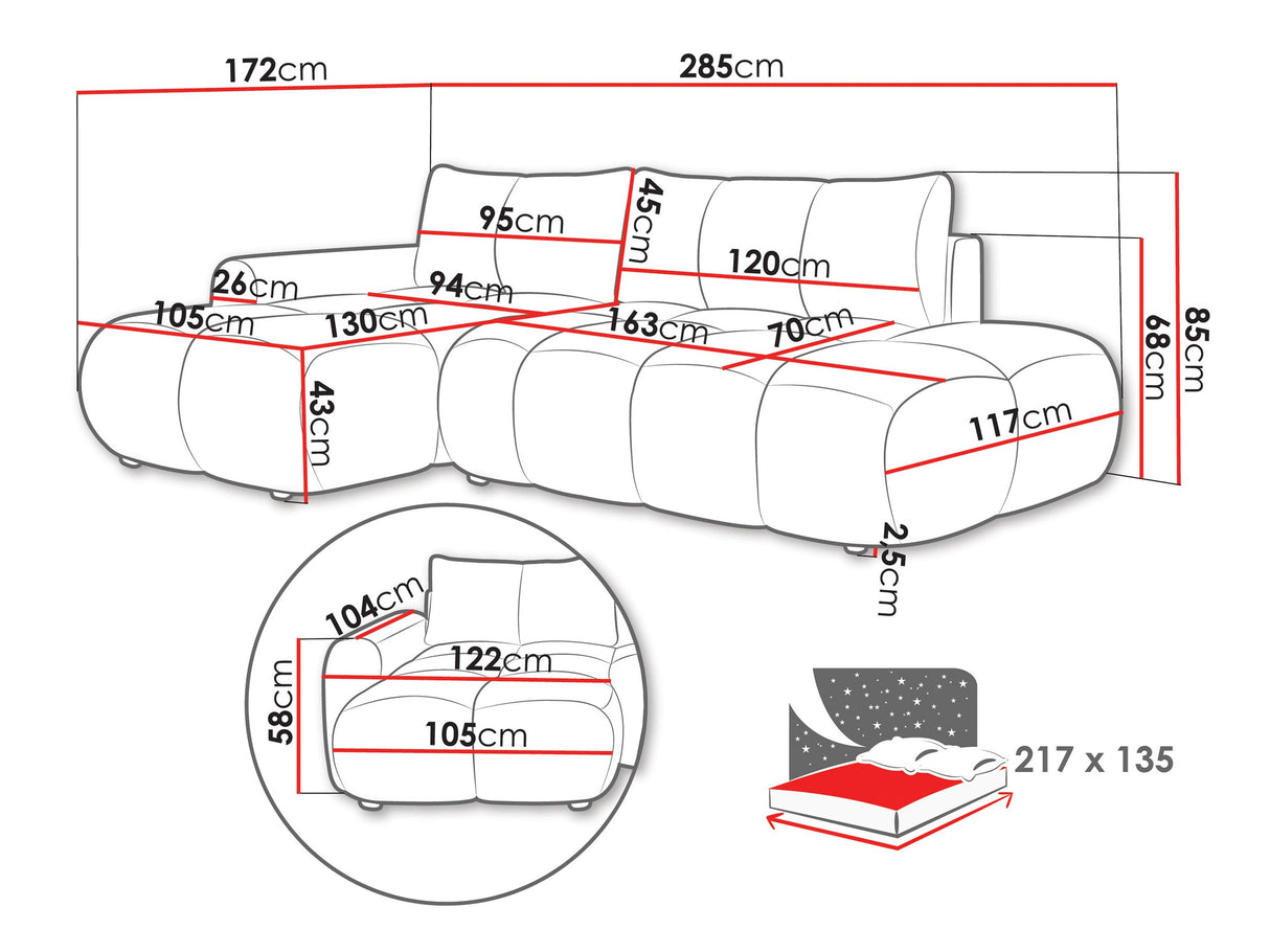 Minkštas kampas 622915