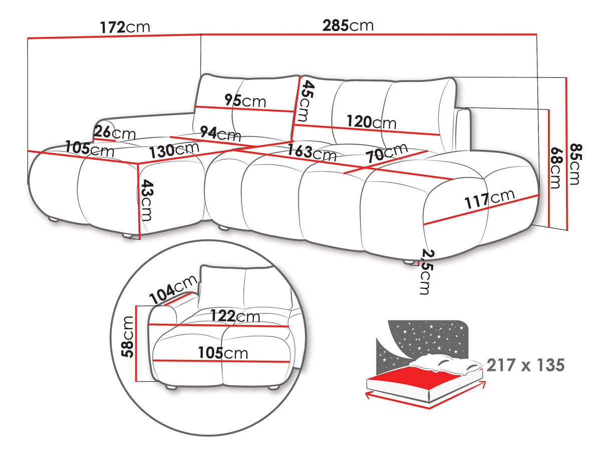 Minkštas kampas 622915