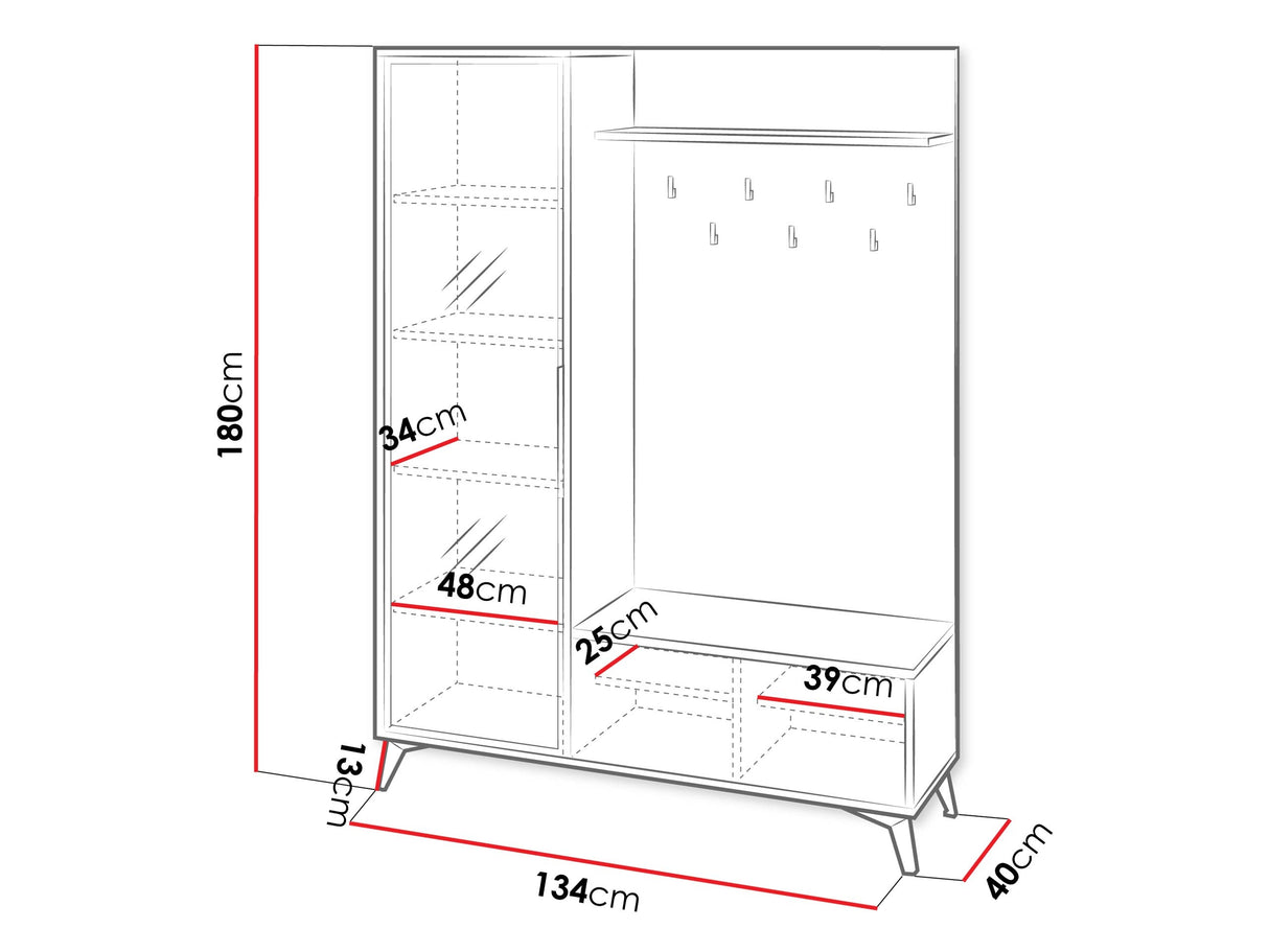Prieškambario komplektas 625324