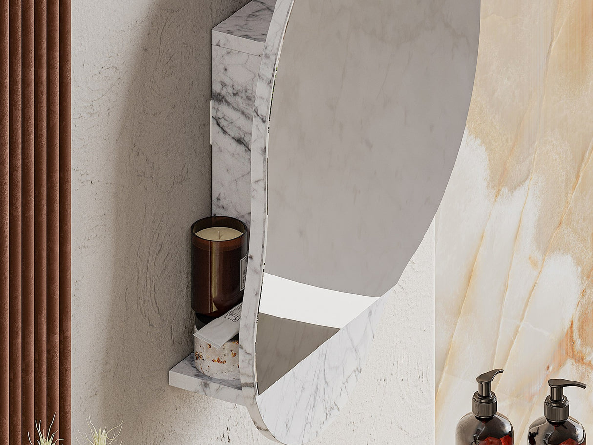 Vonios spintelė su veidrodžiu 627376