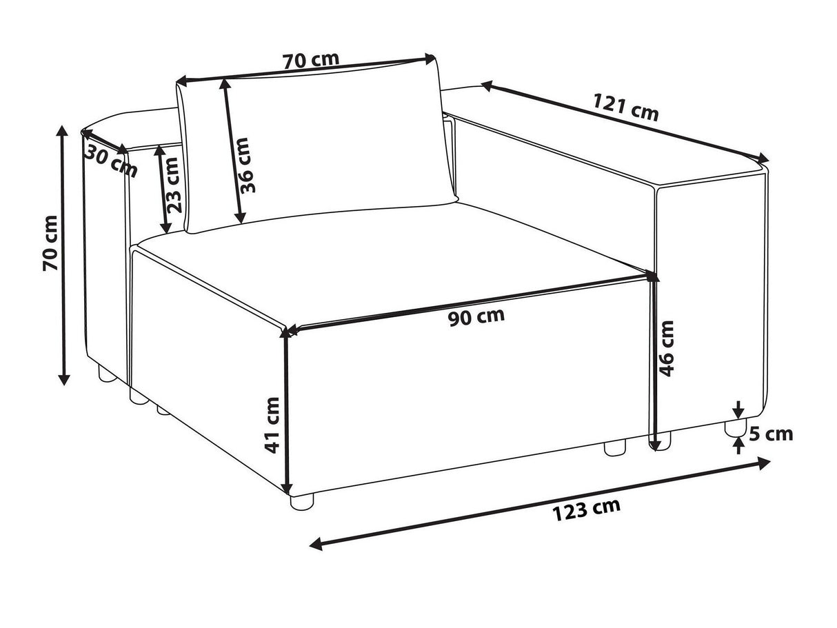 Modulinis fotelis 628595