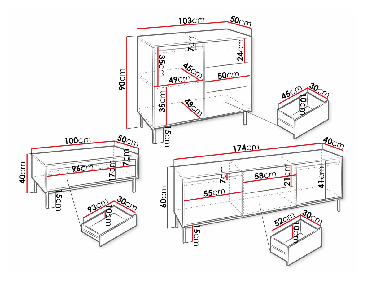 Svetainės komplektas 544567