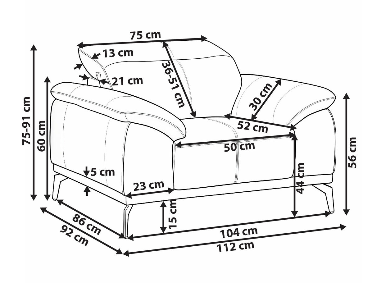 Fotelis 631012