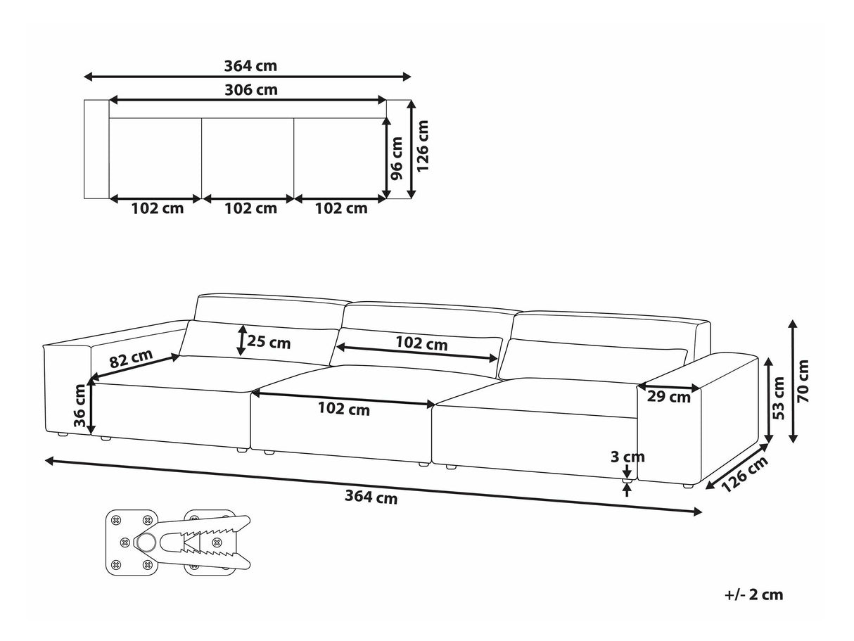 Modulinė sofa 631662