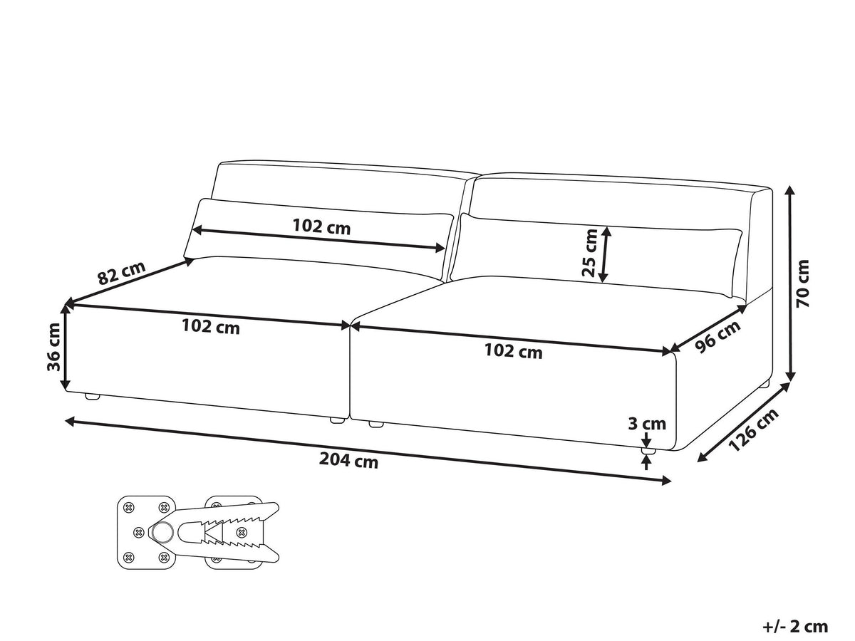 Modulinė sofa 605248