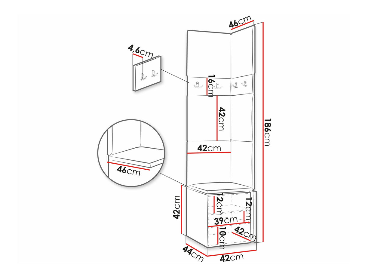 Prieškambario komplektas 474456