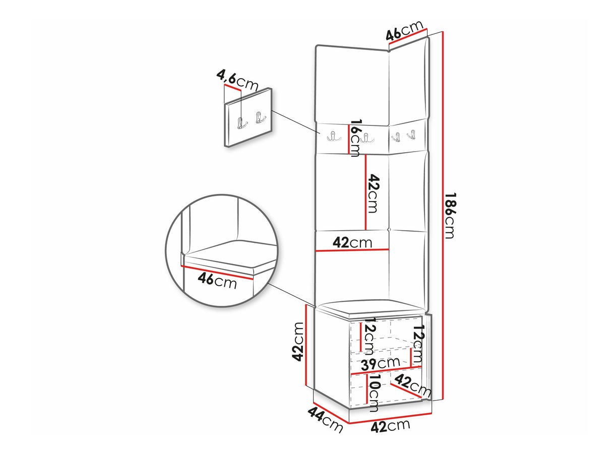 Prieškambario komplektas 474456