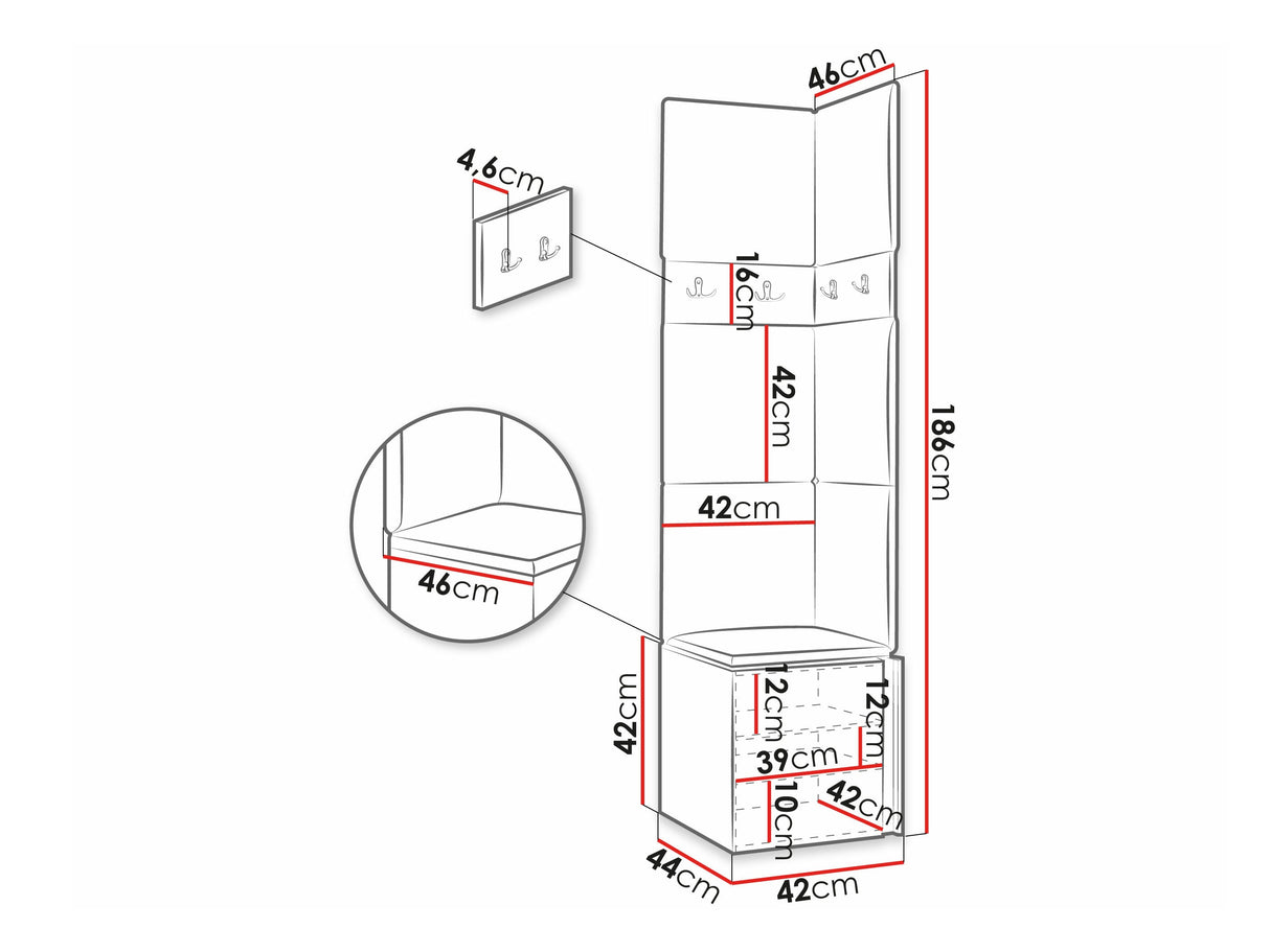 Prieškambario komplektas 474456