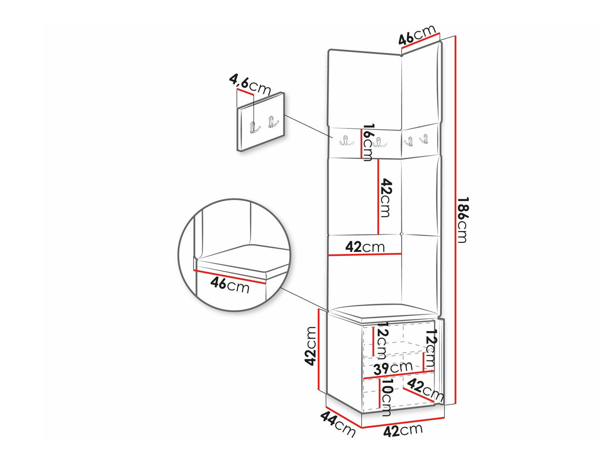 Prieškambario komplektas 474456