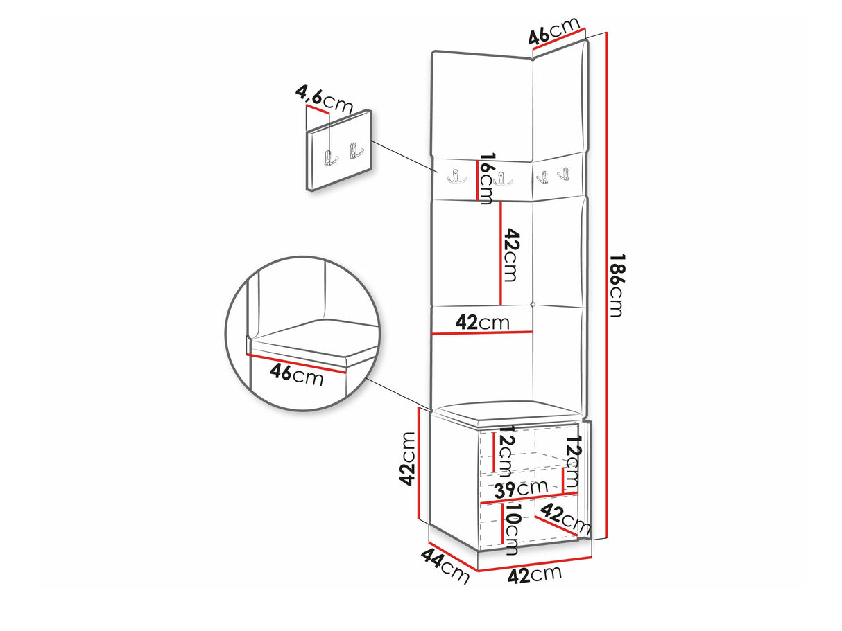 Prieškambario komplektas 474456