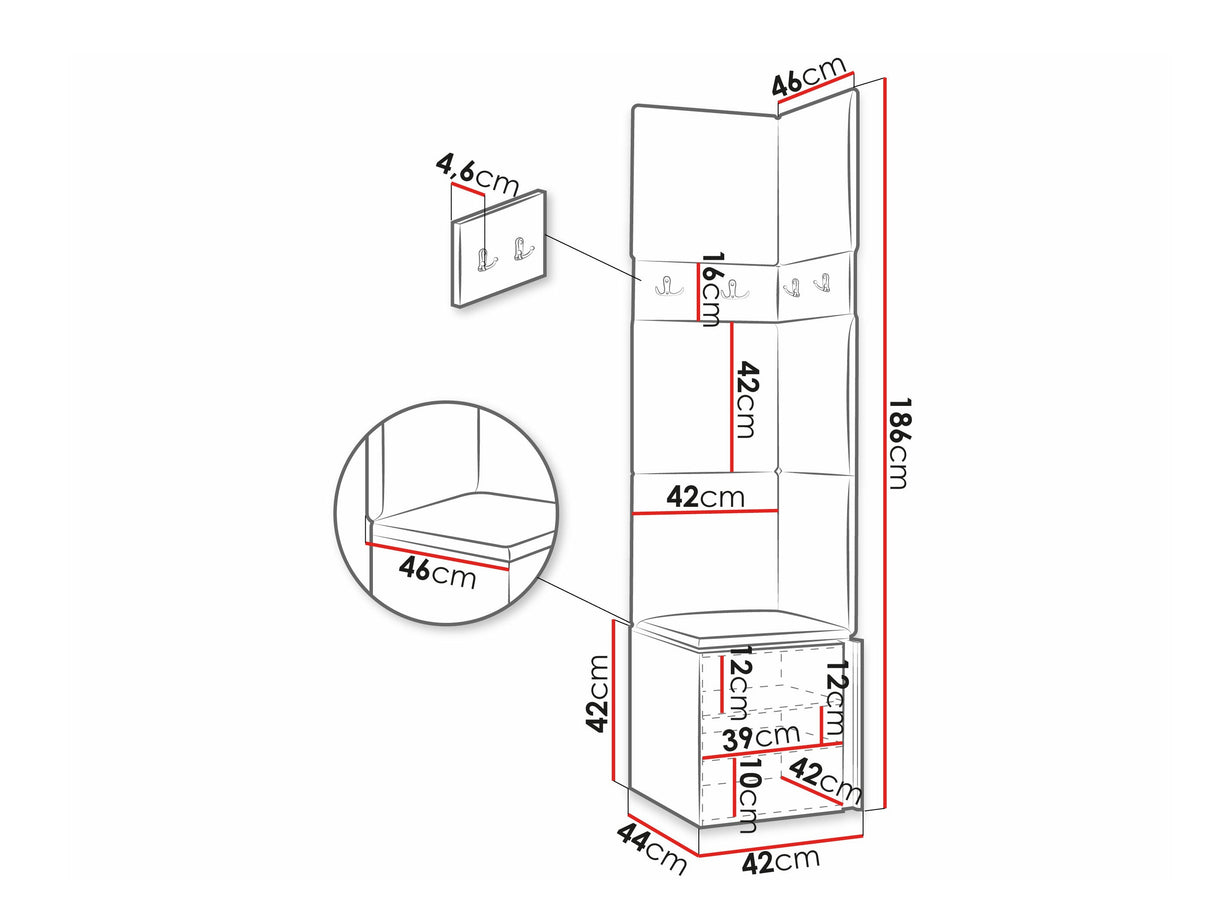 Prieškambario komplektas 474456