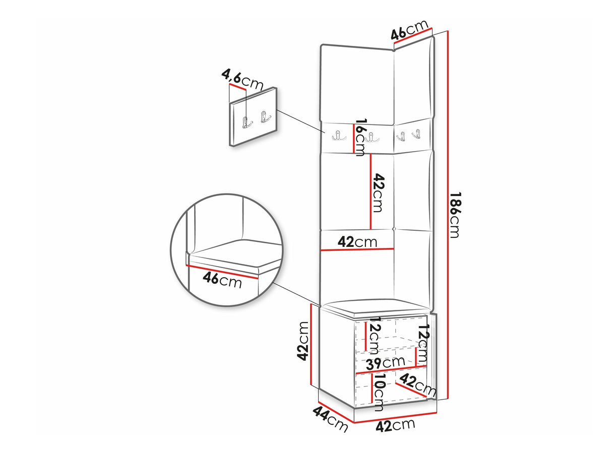 Prieškambario komplektas 474456