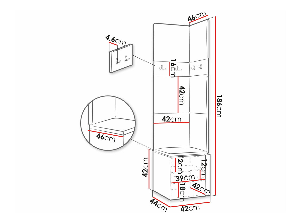 Prieškambario komplektas 474456