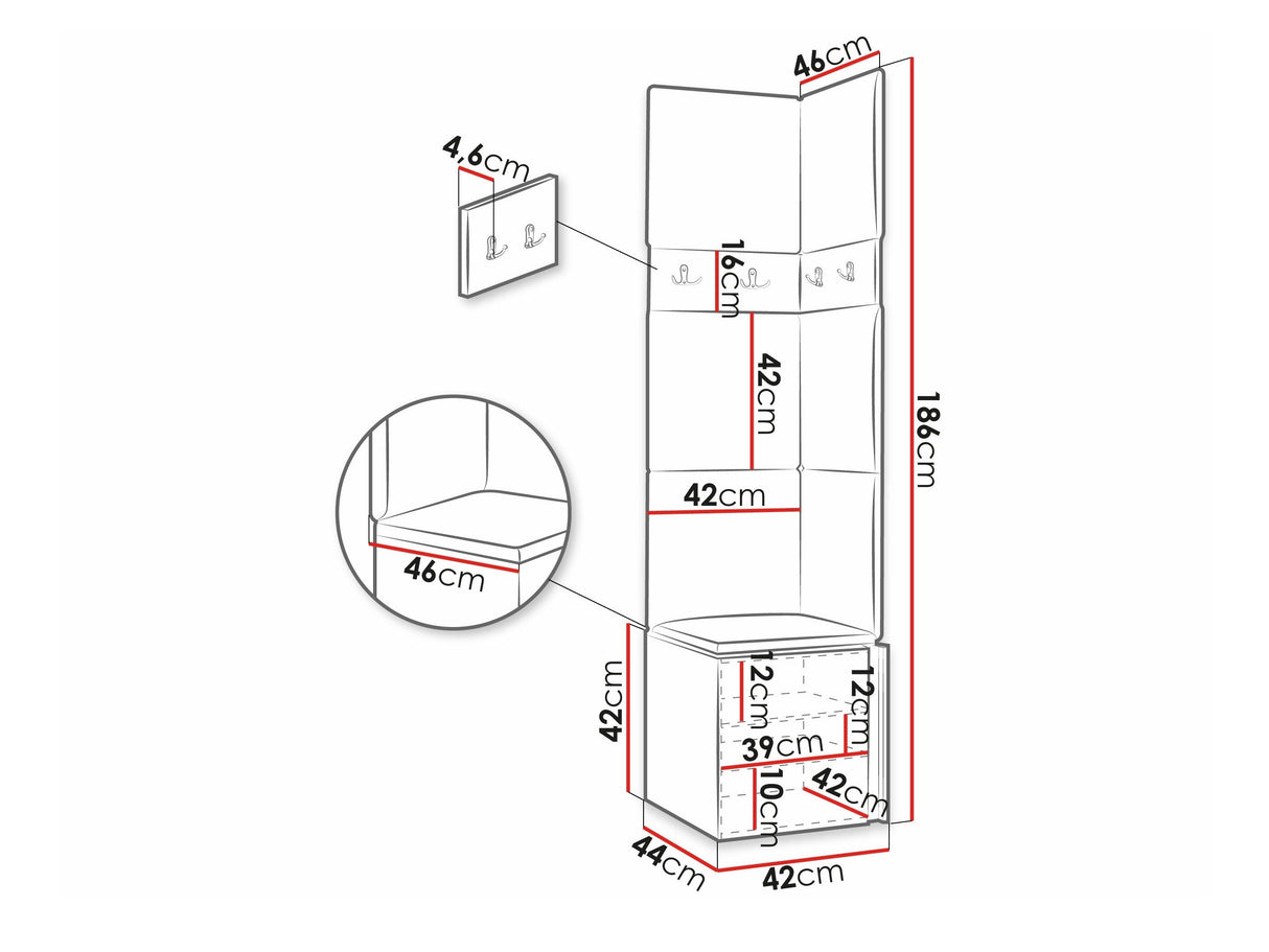 Prieškambario komplektas 474456