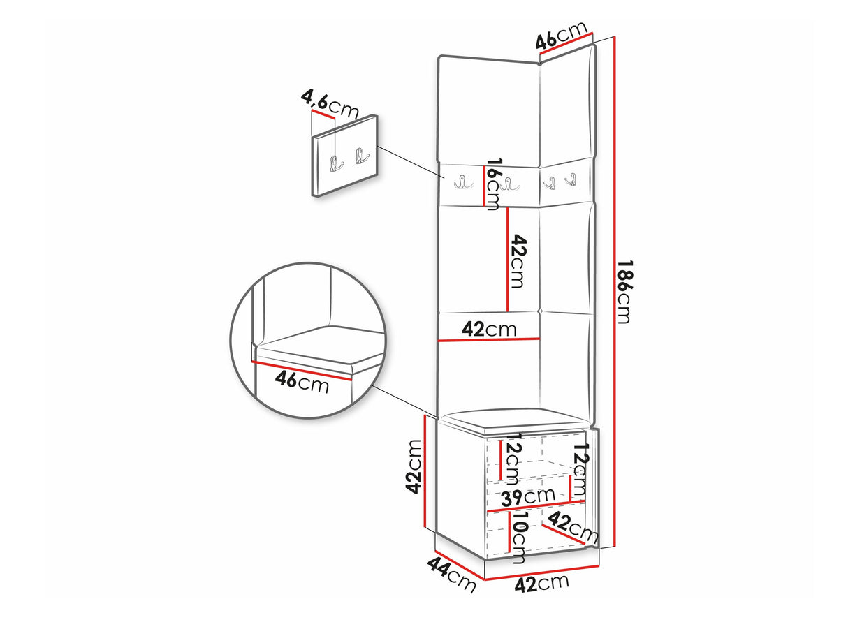 Prieškambario komplektas 474456