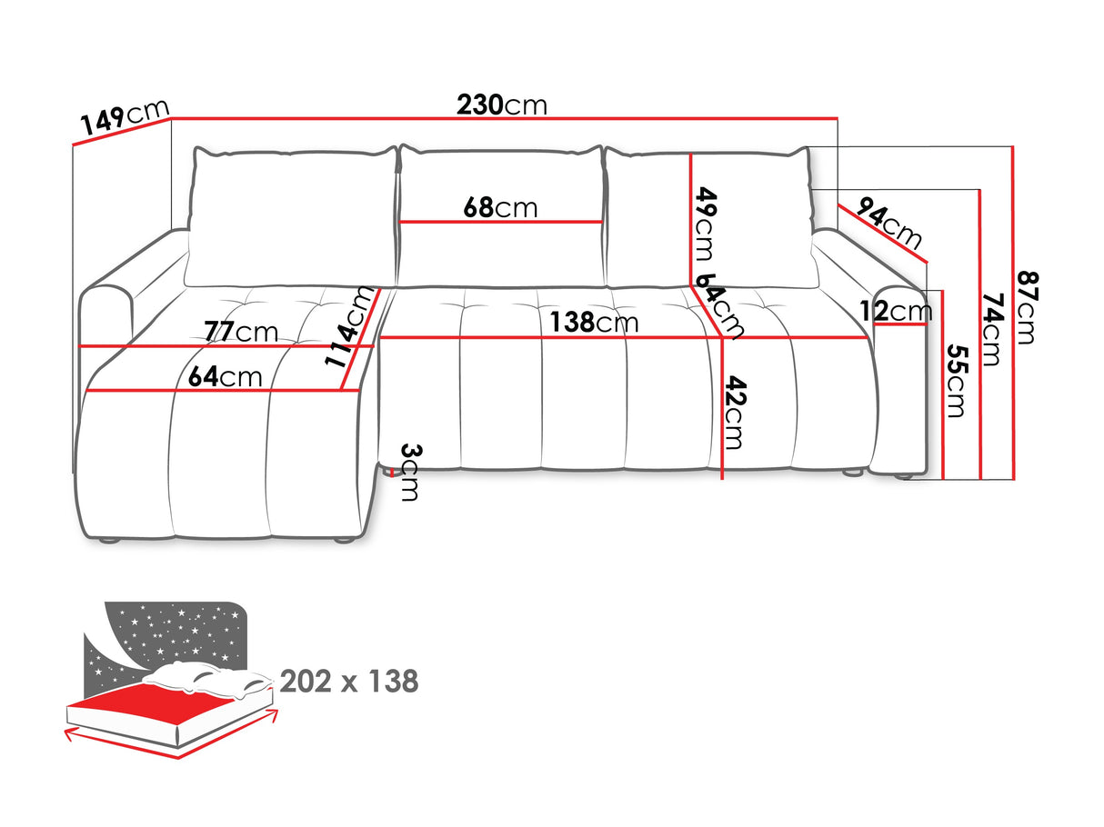 Minkštas kampas 637638