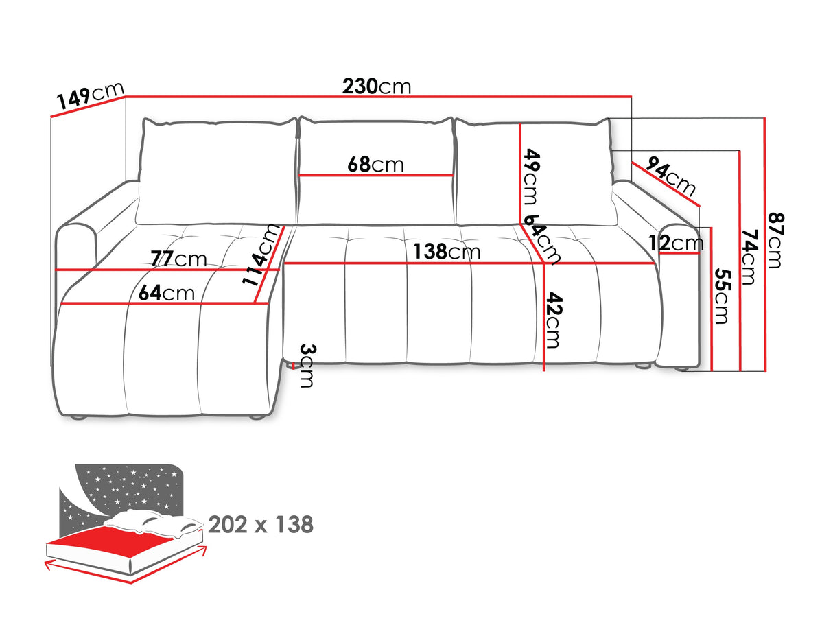 Minkštas kampas 637638