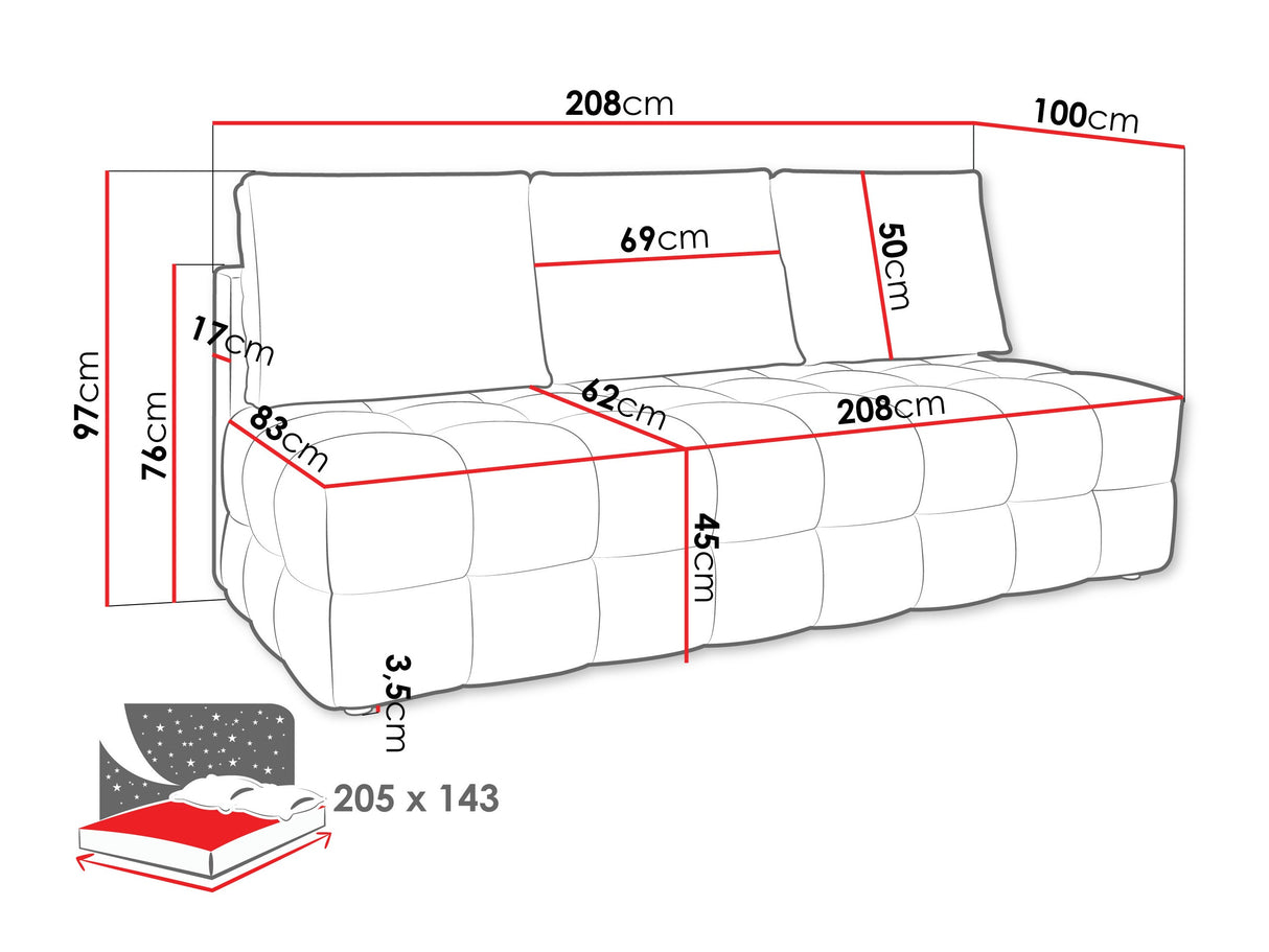 Sofa lova 637675
