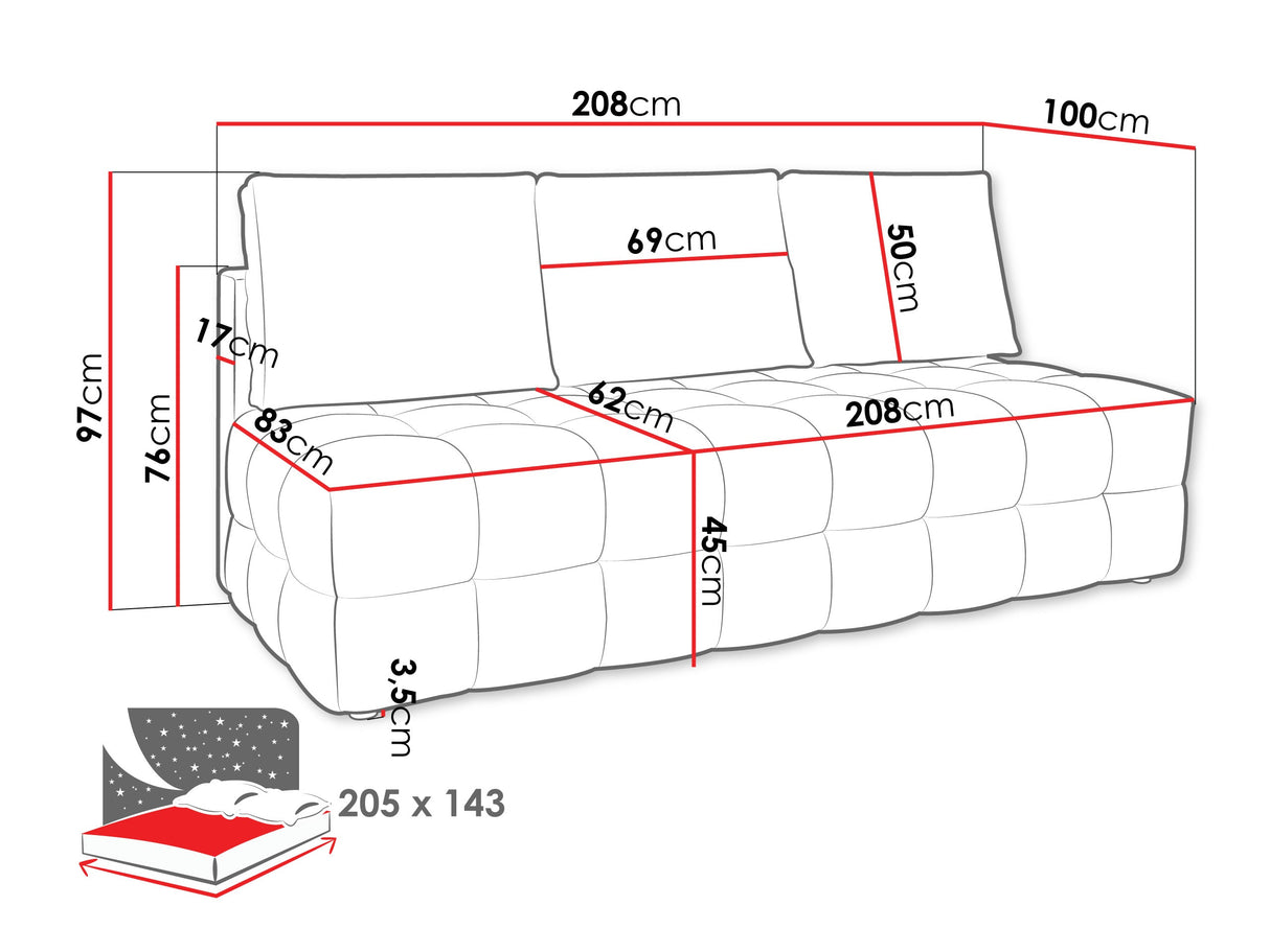 Sofa lova 637675