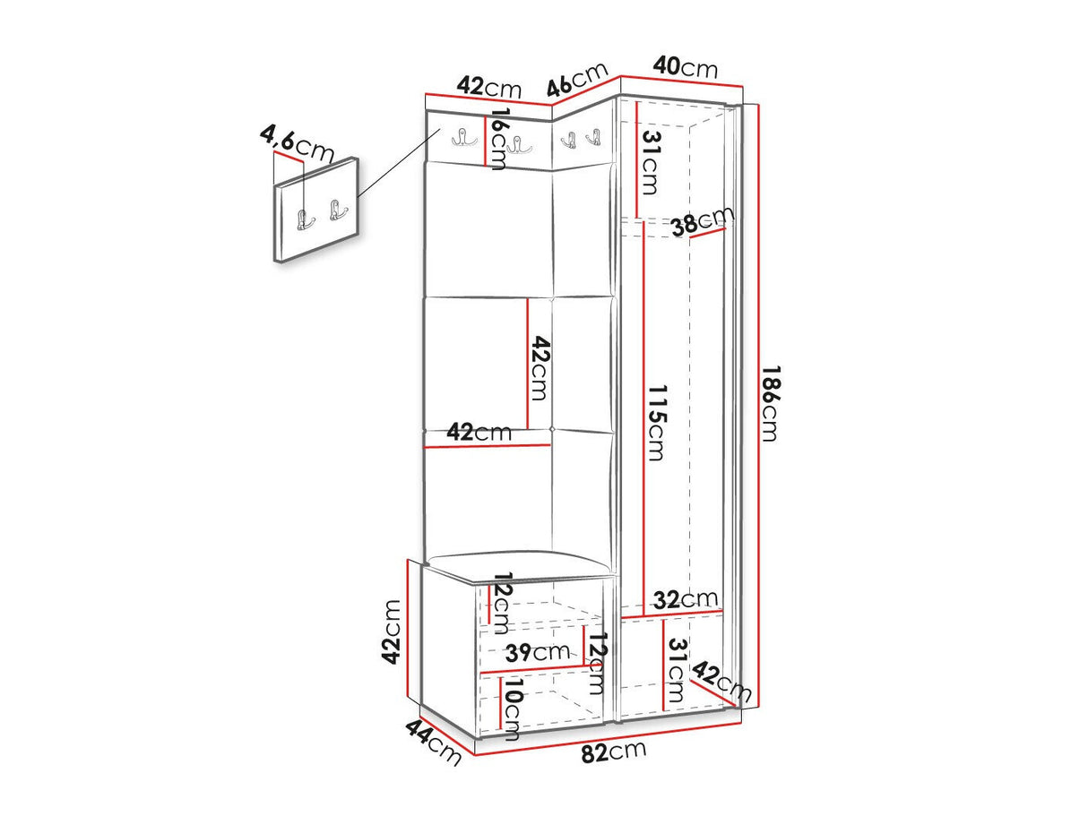 Prieškambario komplektas 481589 4598359