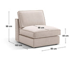Modulinis fotelis 643752