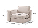 Modulinis fotelis 643873