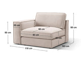 Modulinis fotelis 644086