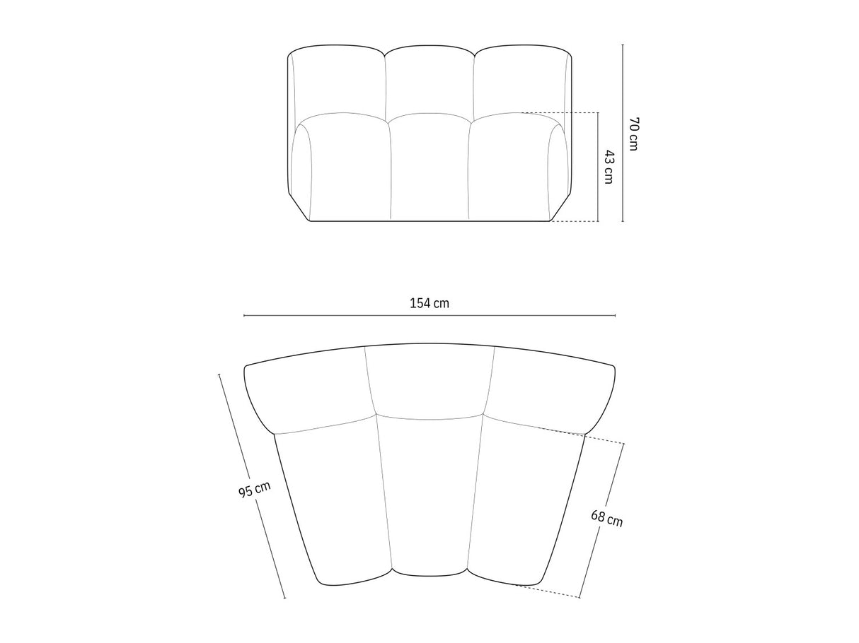 Modulinis fotelis 646611