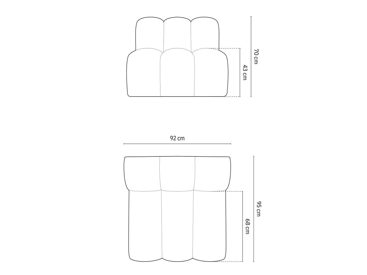 Modulinis fotelis 592811