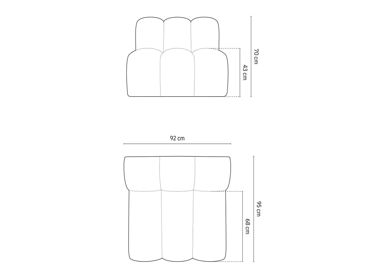 Modulinis fotelis 592811