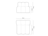 Modulinis fotelis 592811