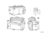 Lauko baldų komplektas 648727