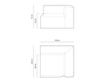 Modulinis fotelis 649447