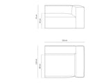 Modulinis fotelis 648330