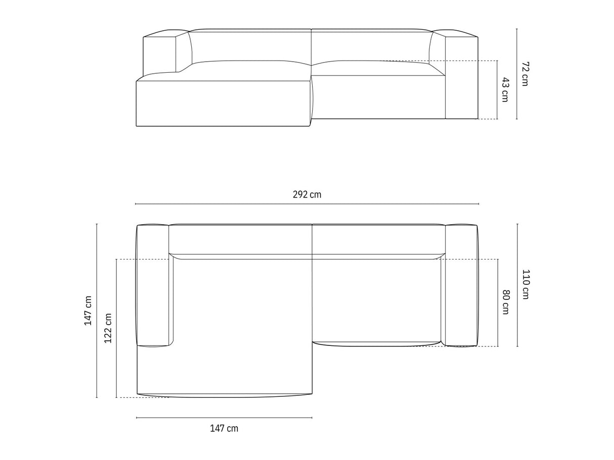 Modulinis minkštas kampas 650474