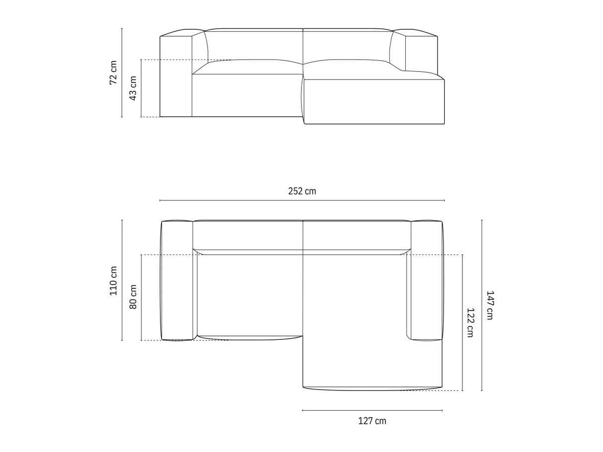 Modulinis minkštas kampas 650377