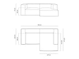 Modulinis minkštas kampas 650377