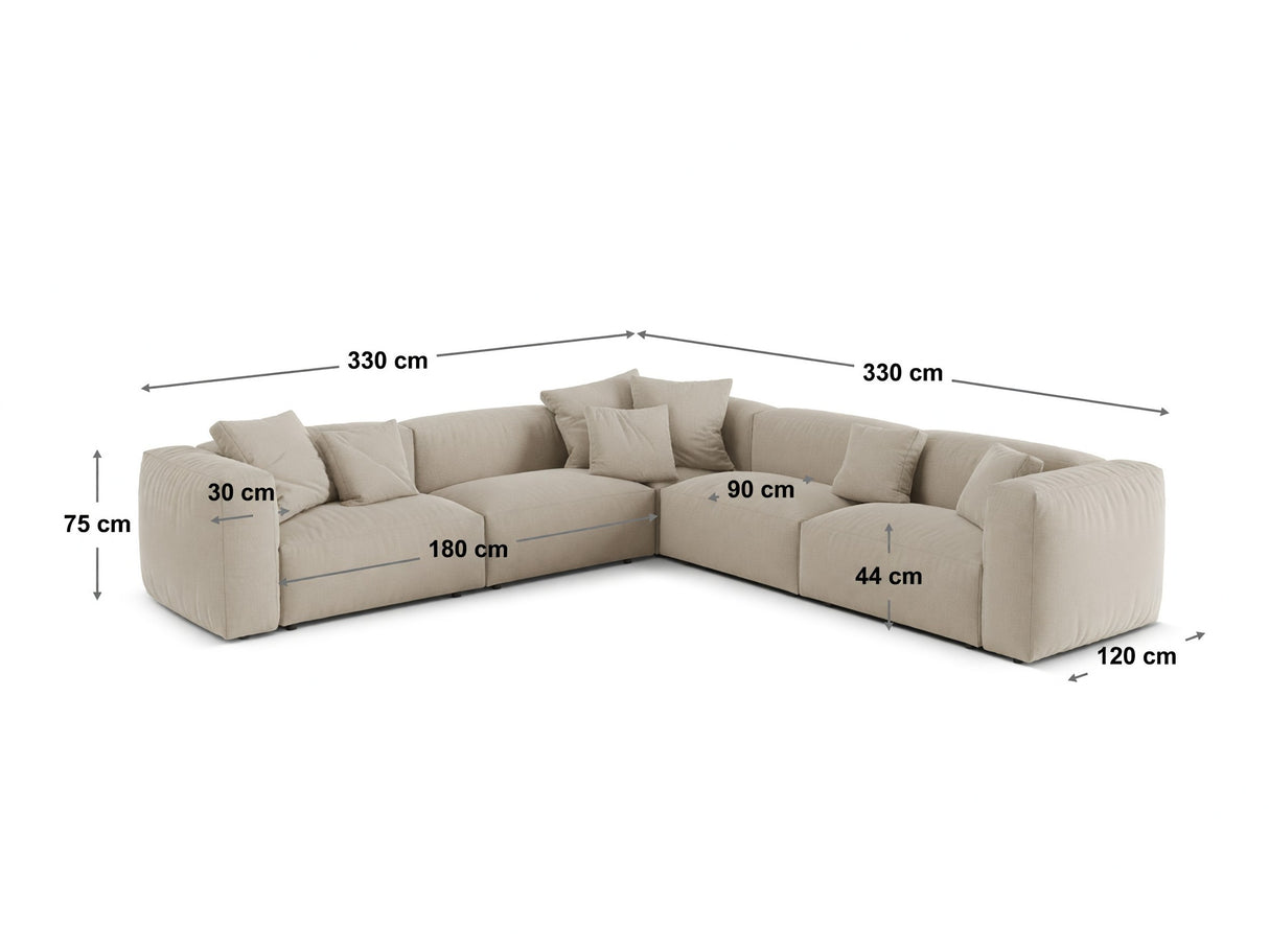 Modulinis minkštas kampas 652689