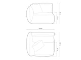 Modulinė sėdimoji dalis 654033