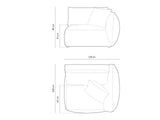 Modulinė sėdimoji dalis 654033